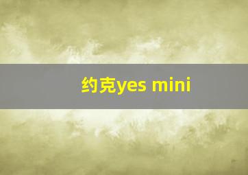 约克yes mini